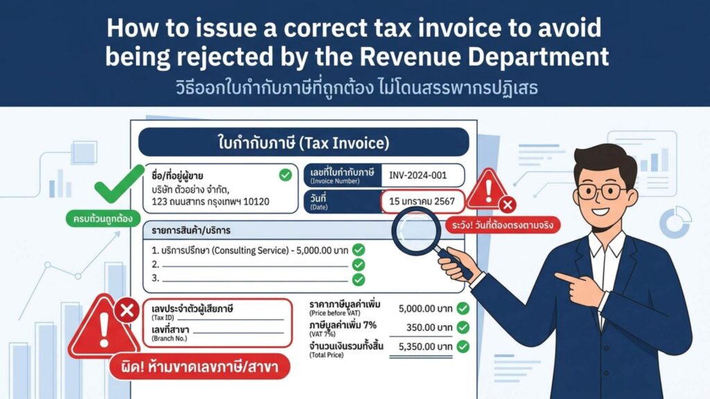 คู่มือมือใหม่ วิธีเปิดใบกำกับภาษีอย่างไรไม่ให้พลาด และถูกหลักสรรพากร
